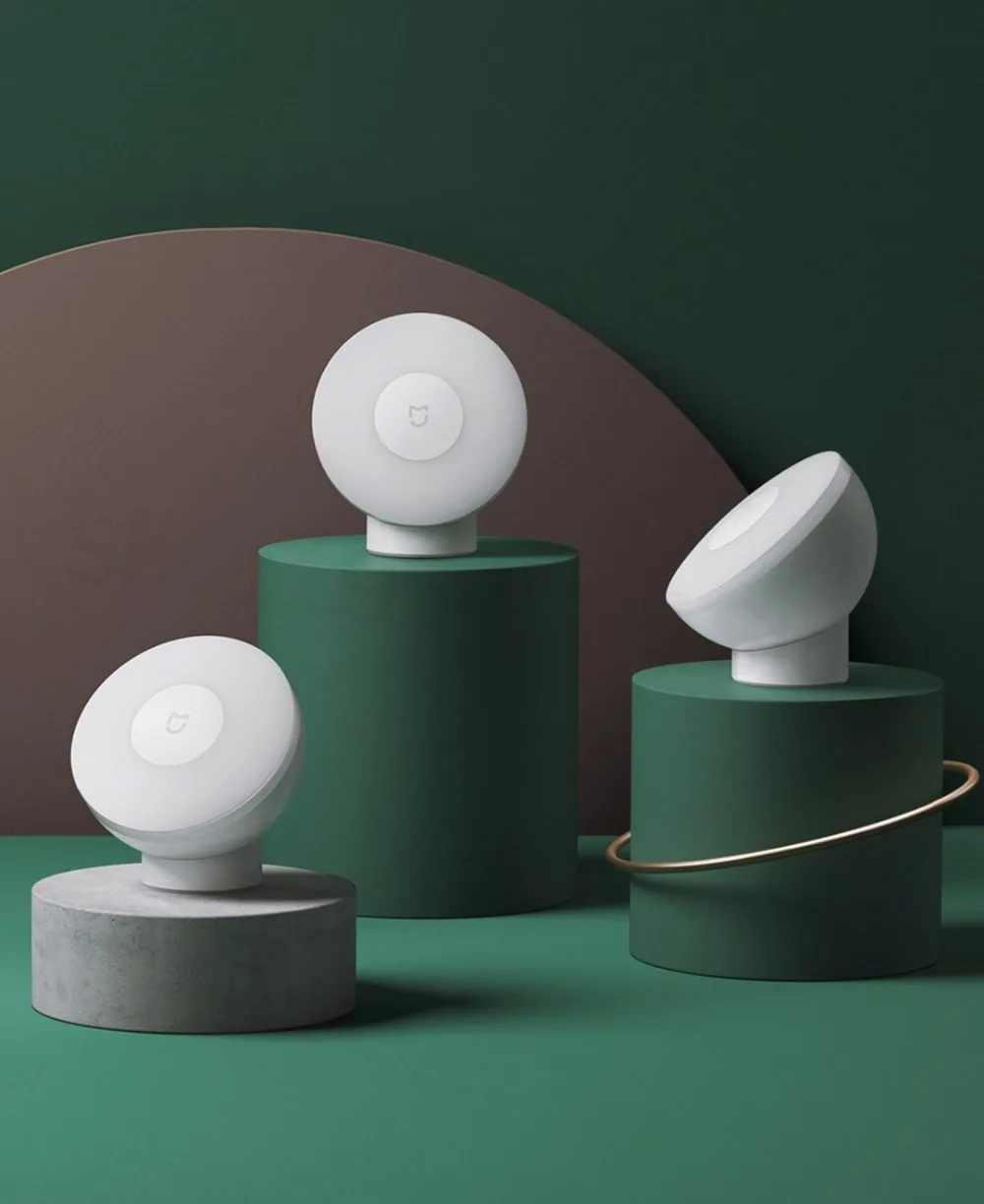 (Presale) 2019 Xiaomi Mijia Night Lamp Light 2 Generation 360 Degrees Magnetic Rotation 2 Level Brightness Adjustment (1)