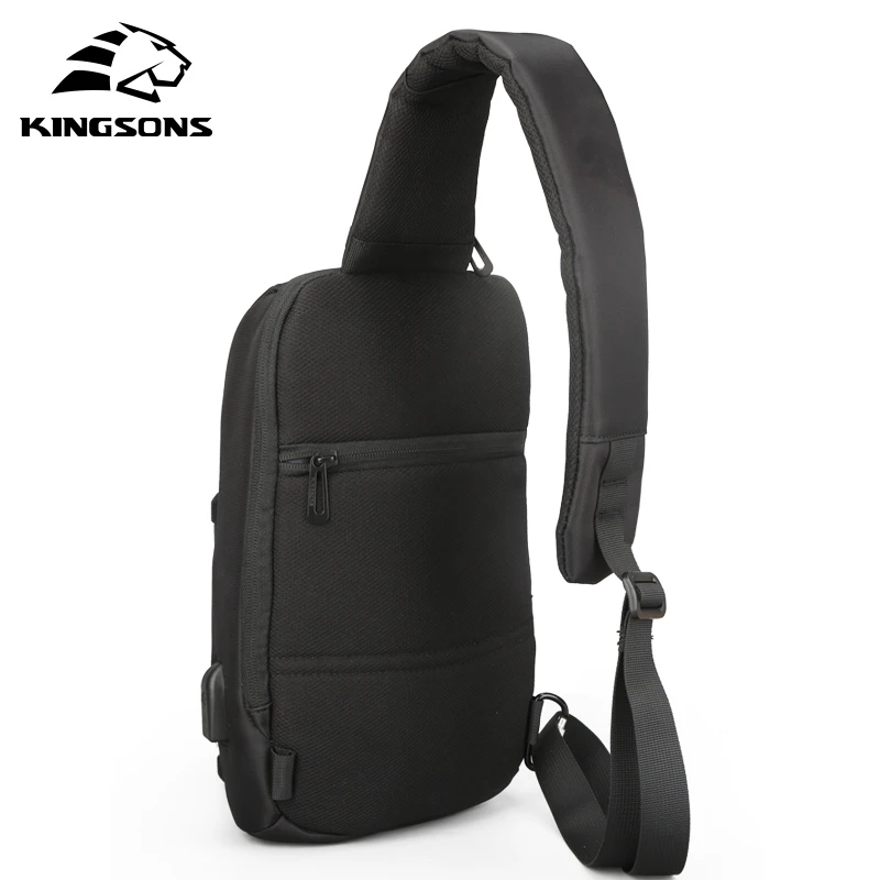 Kingsons KS3174w 10,1 дюймов груди рюкзак для Для мужчин Для женщин Повседневное сумка через плечо сумка для отдыха путешествия рюкзак на одно плечо