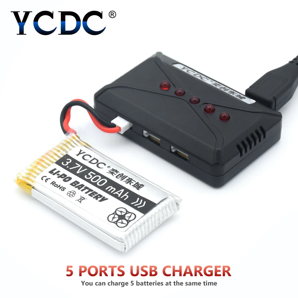 USB Quadcopter Battery Charger 4-ports 5-ports For Syma X5C MJX F47 F48 GOOLRC T37 Eachine E50 JXD385 DFD F180 WLtoys V931 | Электроника