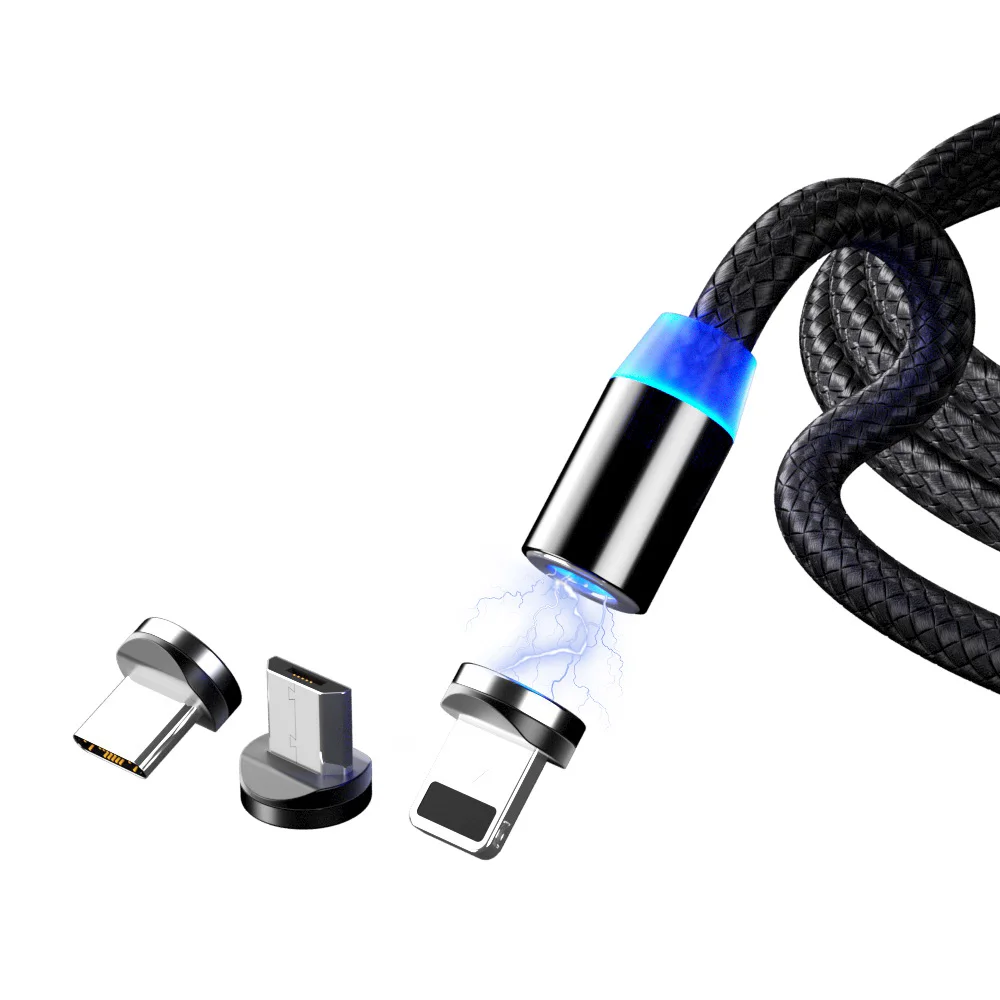 Магнитный кабель TEAEGG Micro usb type C для быстрой зарядки телефона Micro usb type-C магнитное зарядное устройство USB C для iphone huawei xiaomi кабель