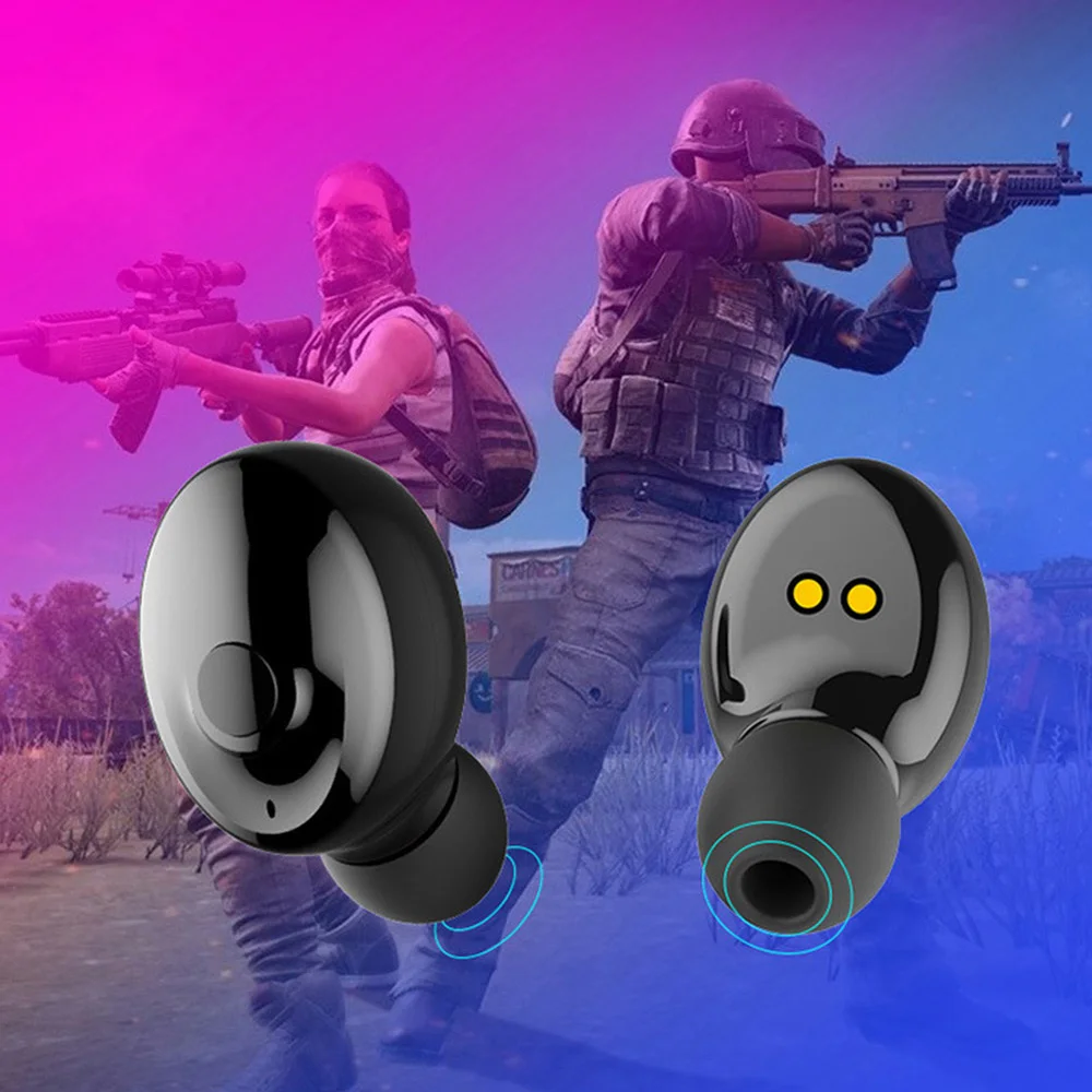Портативные беспроводные наушники с Bluetooth 5,0, usb зарядка, наушники в ухо, игровая мини гарнитура, стерео гарнитура для автомобиля, спортивные гарнитуры для Xiaomi samsung