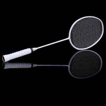 

Hot Selling Graphite Single Badminton Racquet Professional Carbon Fiber Badminton Racket with Carrying Bag