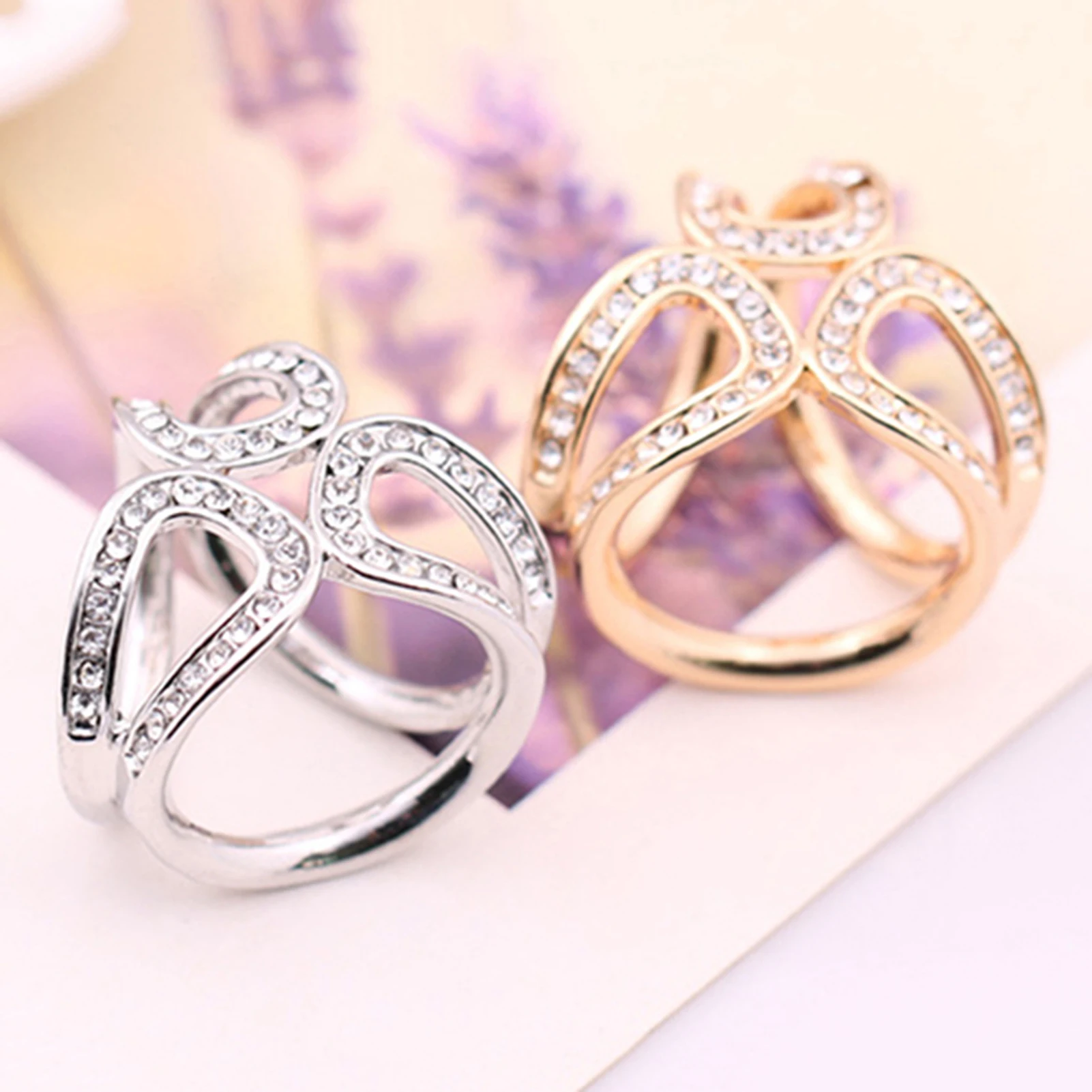 Модная женская шелковая Пряжка для шарфа зажим стразы кольцо шпагат брошь