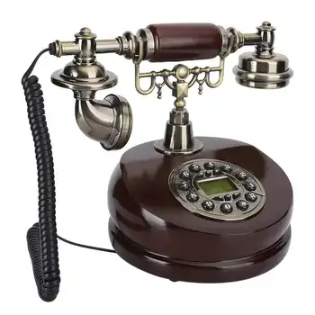 

Resin Retro Telephone Antique Craft Decoration Wired Phone Dial Vintage European Telephone Home Decor Ornaments Jewelry Phone 11