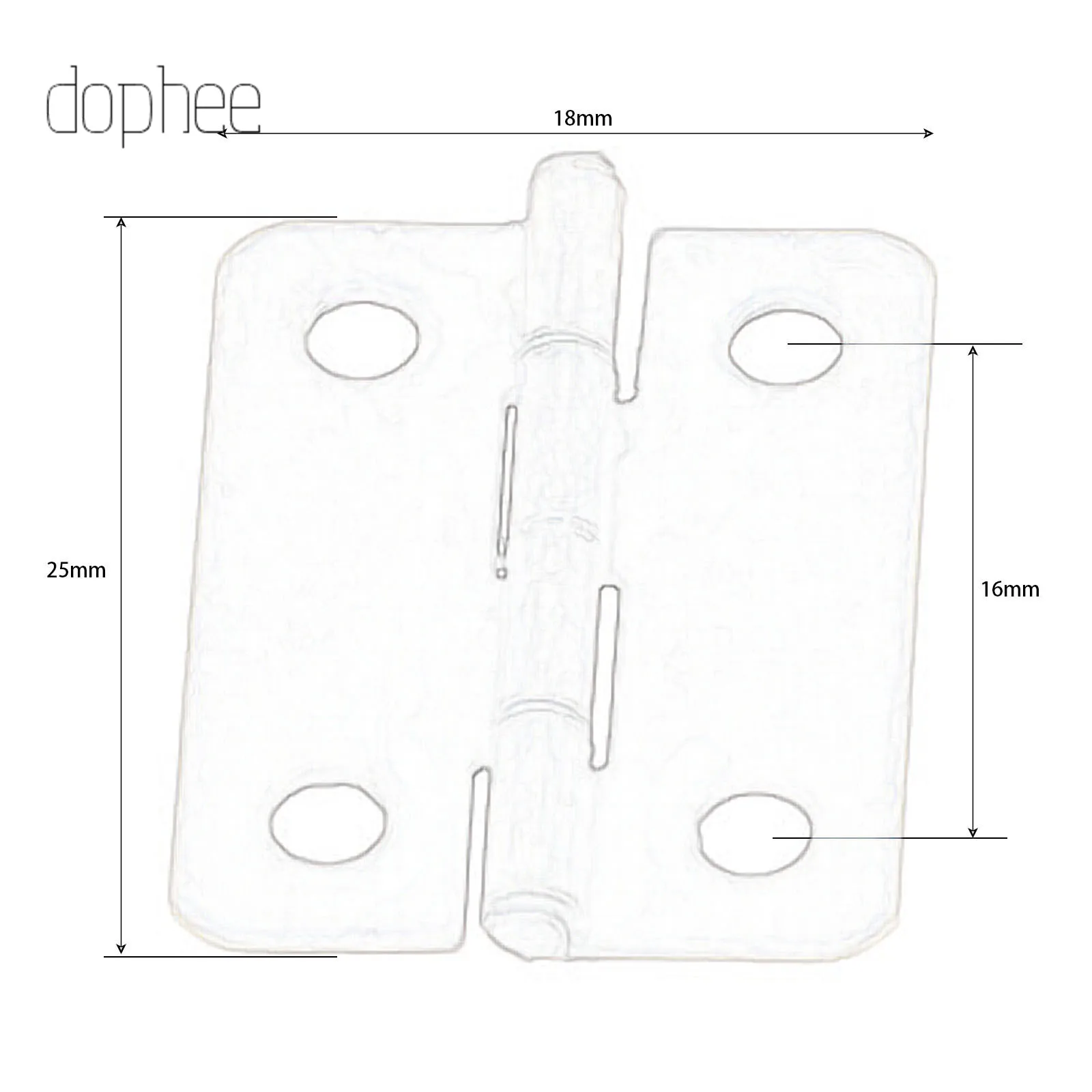 Dophee 4/10/20 штук в винтажном стиле петли 30*26 мм с винтами 4 отверстия для умного дома мебель духовой шарнир кукольный домик Миниатюрный шкафчик шкаф