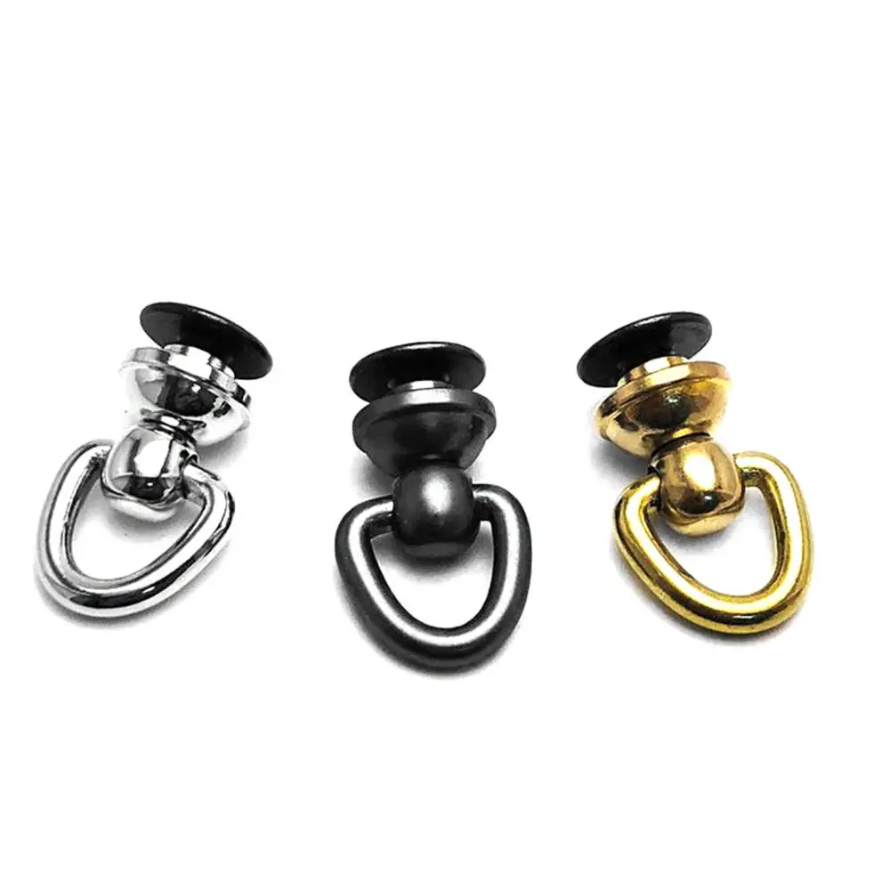 

5pcs Strong Rotatable Screw-eye Connector Stud For Bag Wallet Phome Case