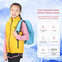 

2021 New Children'S Usb Heating Vest Youth Heating Jacket High Temperature Resistant Heating Warm Vest
