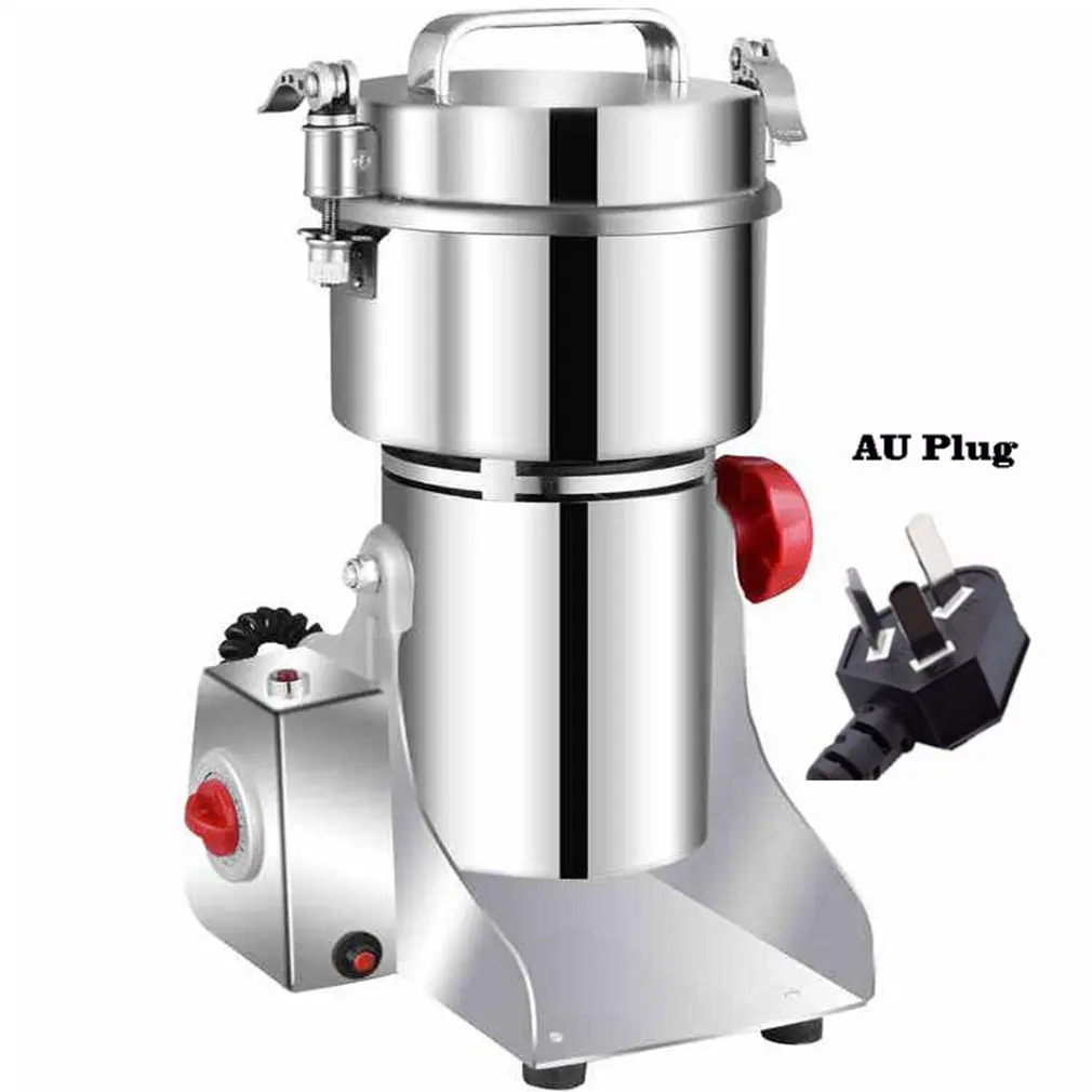 

800A Grains Spices Hebals Cereals Coffee Dry Food Grinder Mill Grinding Machine Gristmill Home Medicine Flour Powder Crusher