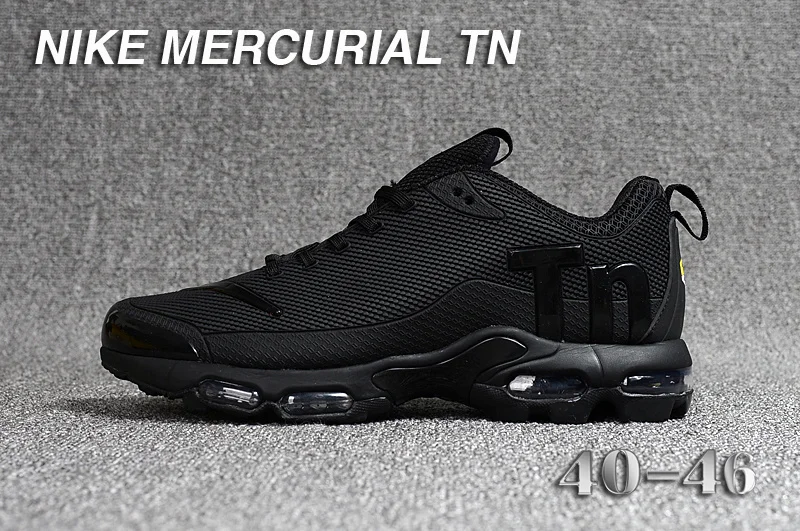 Оригинальные мужские кроссовки для бега NIKE AIR MAX PLUS TN, черные кроссовки, амортизирующие, противоскользящие, легкие, удобные, хорошее качество