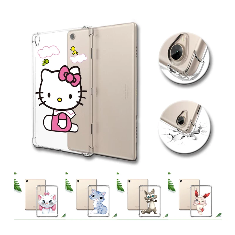 Краски выдерживает падение чехол Чехол для huawei Mediapad Медиа Pad M5 Lite 8 T3/7/8/чехол для игровой площадки 2 7,0 8,0 противоударный планшет чехол