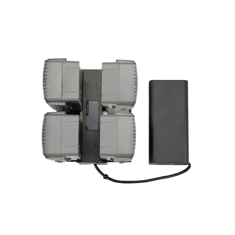 Lipo Battery Charger Drone Battery Charger 4 in 1 Battery Charging Hub For DJI Mavic 2 Pro Zoom Drone Portable Intelligent Charger Band LED Digit Display Accessories