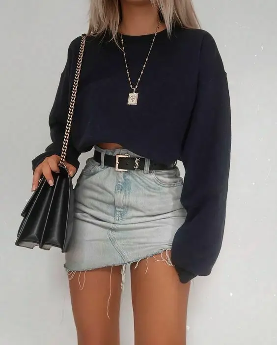 New Women's Long Sleeve Sweatshirts Crop Tops Spring Autumn Solid Casual Loose Pullover Ladies Shirts camisetas