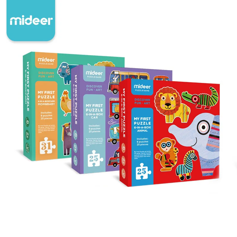

MiDeer Mi Deer Children Large Pieces Jigsaw Puzzle CHILDREN'S Large Pieces Baby Cognitive Toy Exercise Grip ENLIGHTEN Toy