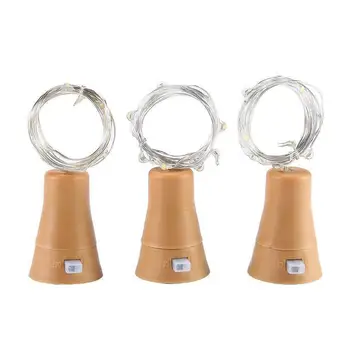 

2020 new Solar Wine Cork Light Garland Solar Wine Bottle Lights D9D4