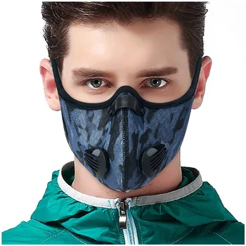 

Fashion Reusable Bicycle Cycling Sport Masks Activated Carbon PM2.5 Outdoor Mouth Mask Camouflage Face Mask Protection Mask