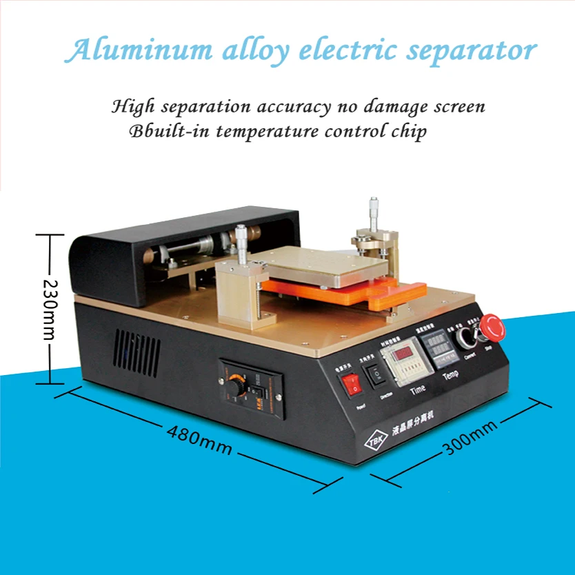 TBK-958 Aluminum Alloy Automatic Separator Touch Screen Repair, LCD Screen Repair, Built-in Temperature Control Chip