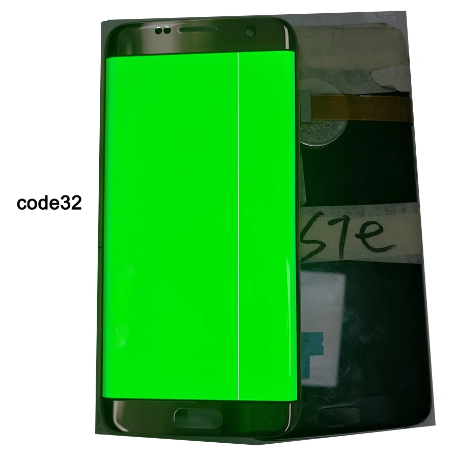 JpFix подходит для samsung S7edge ЖК-изогнутый экран один изогнутый экран с несколькими точками взрыва - Цвет: Gold code.32