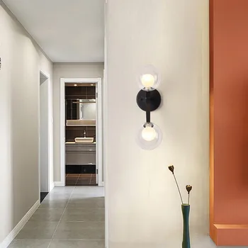 

Nordic Designer Creative Wall Lamp Simple Modern Bedroom Bedside Living Room Wall Light Stairway Corridor Bathroom Light Fixture