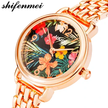 

shifenmei Women Watch Luxury Stainless Steel Bracelet Casual Quartz Wristwatch Women Watches Clock reloj mujer relogio