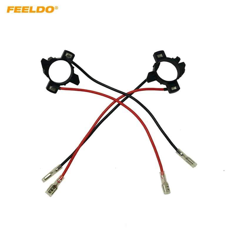 Feeldo 2x Car H7 Led Headlight Bulb Retainers Clip Holder For