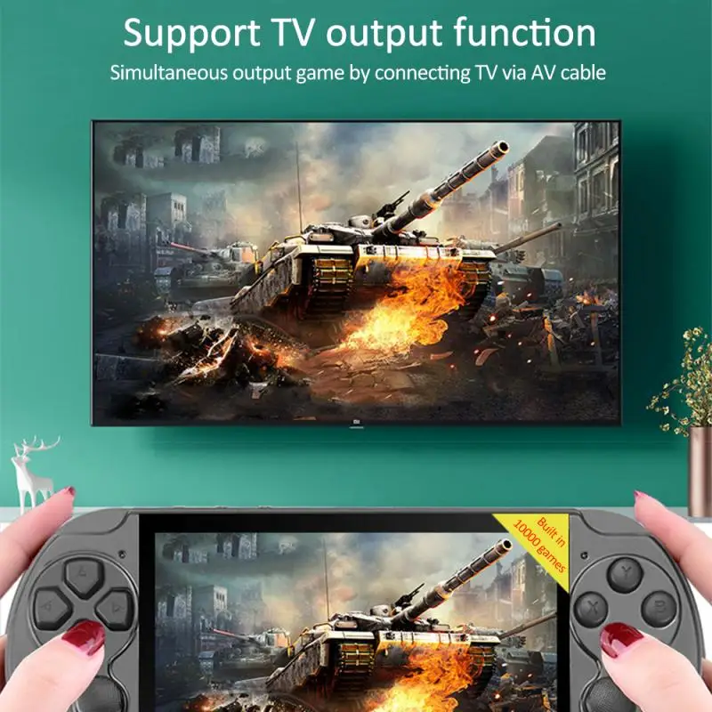 X9 PLUS портативная игровая консоль 5,1 дюймов экран mp4 плеер игровой плеер реальная поддержка 16 Гб для psp игры, камеры, видео, электронной книги для детей