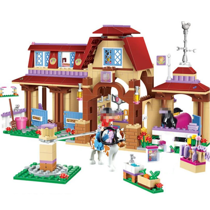 lego friends riding