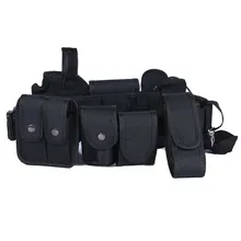 Тактический ремень безопасности военный поясной пакет многофункциональный открытый тренировочный ремень сумка полисы охранный набор ремней