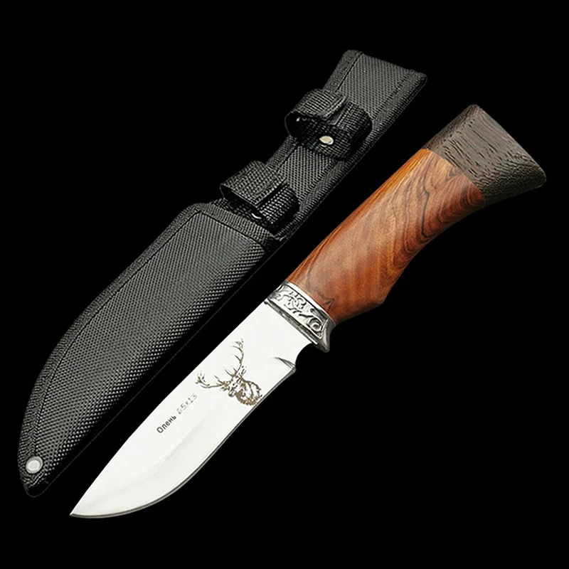 Охотничьи ножи ToughKeng 440C с фиксированным лезвием из нержавеющей стали рукоятка