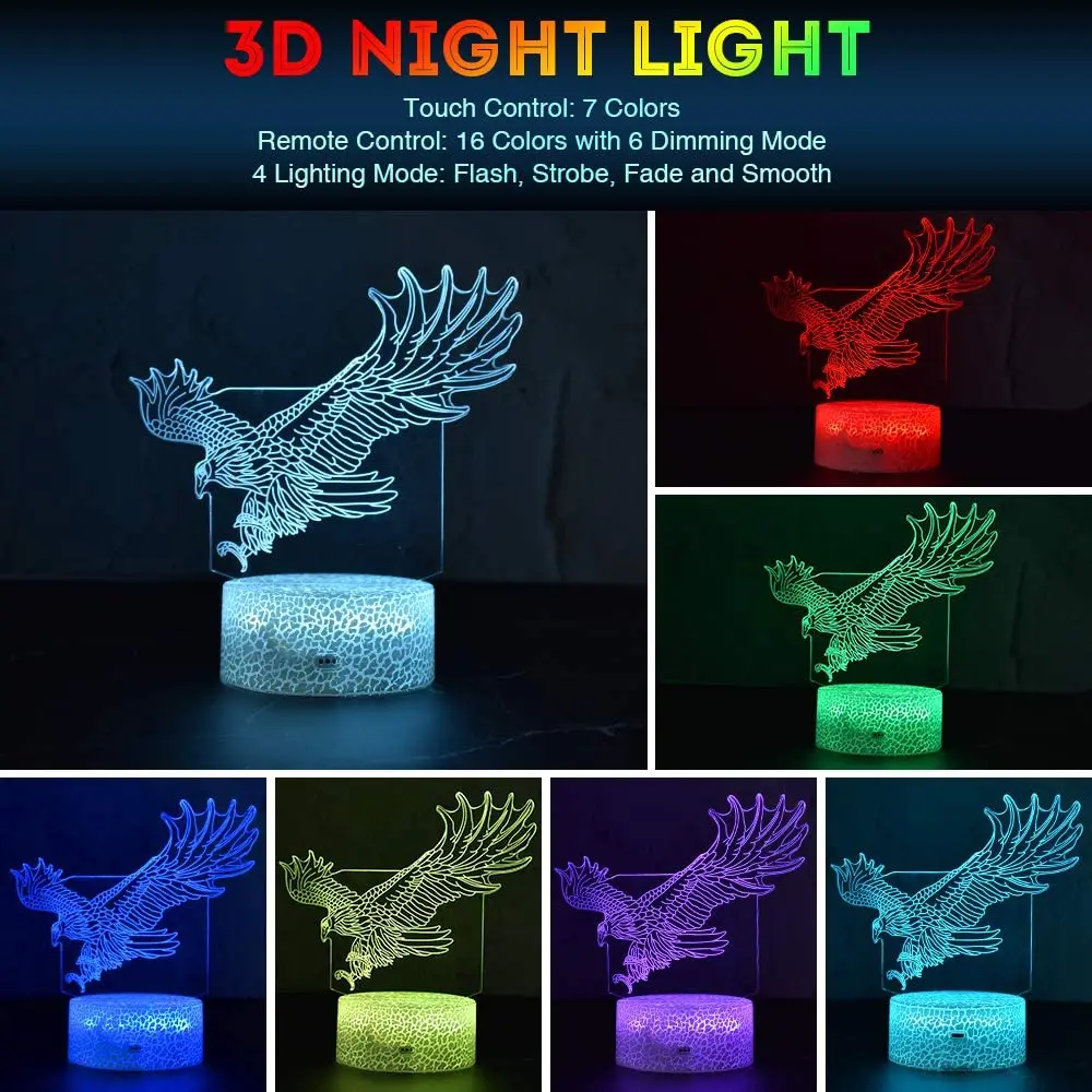 3D灯老鹰效果图
