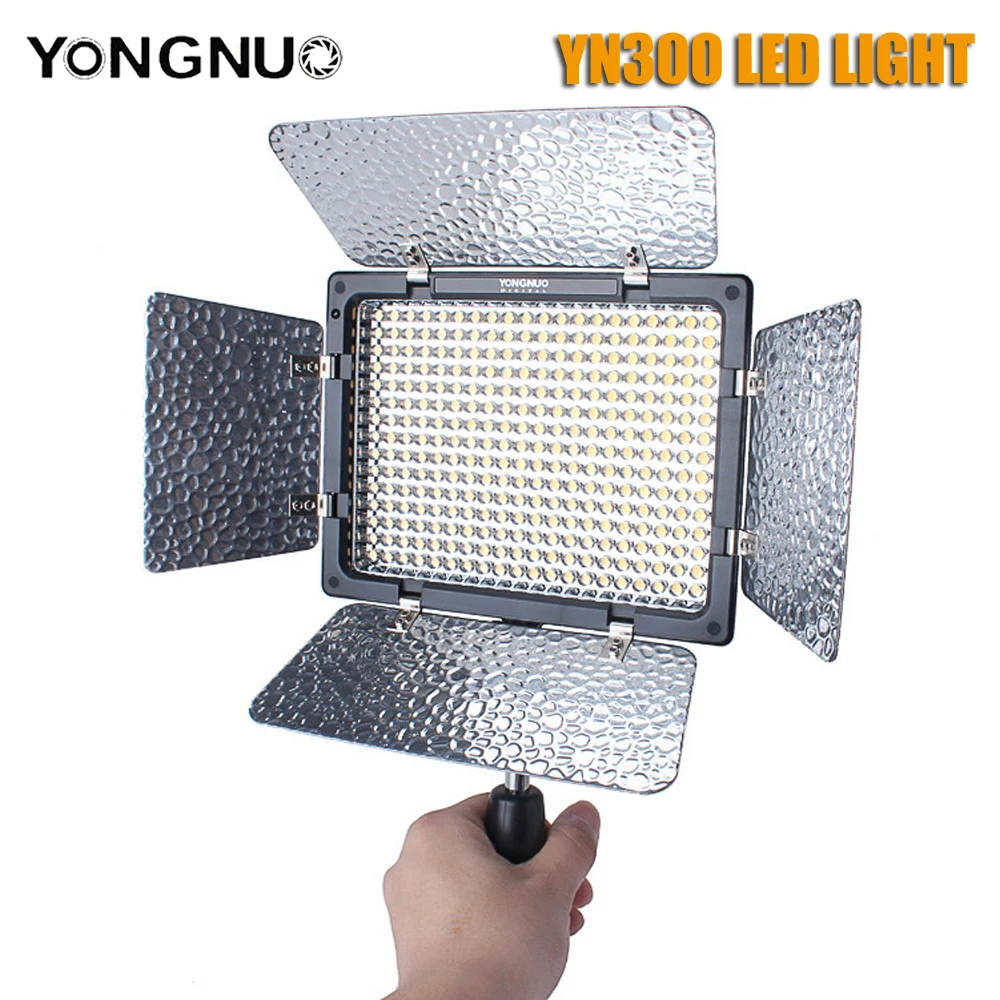 YONGNUO YN300 светодиодный светильник 5500K 300 на камеру ing для свадьбы YN панельный DSLR