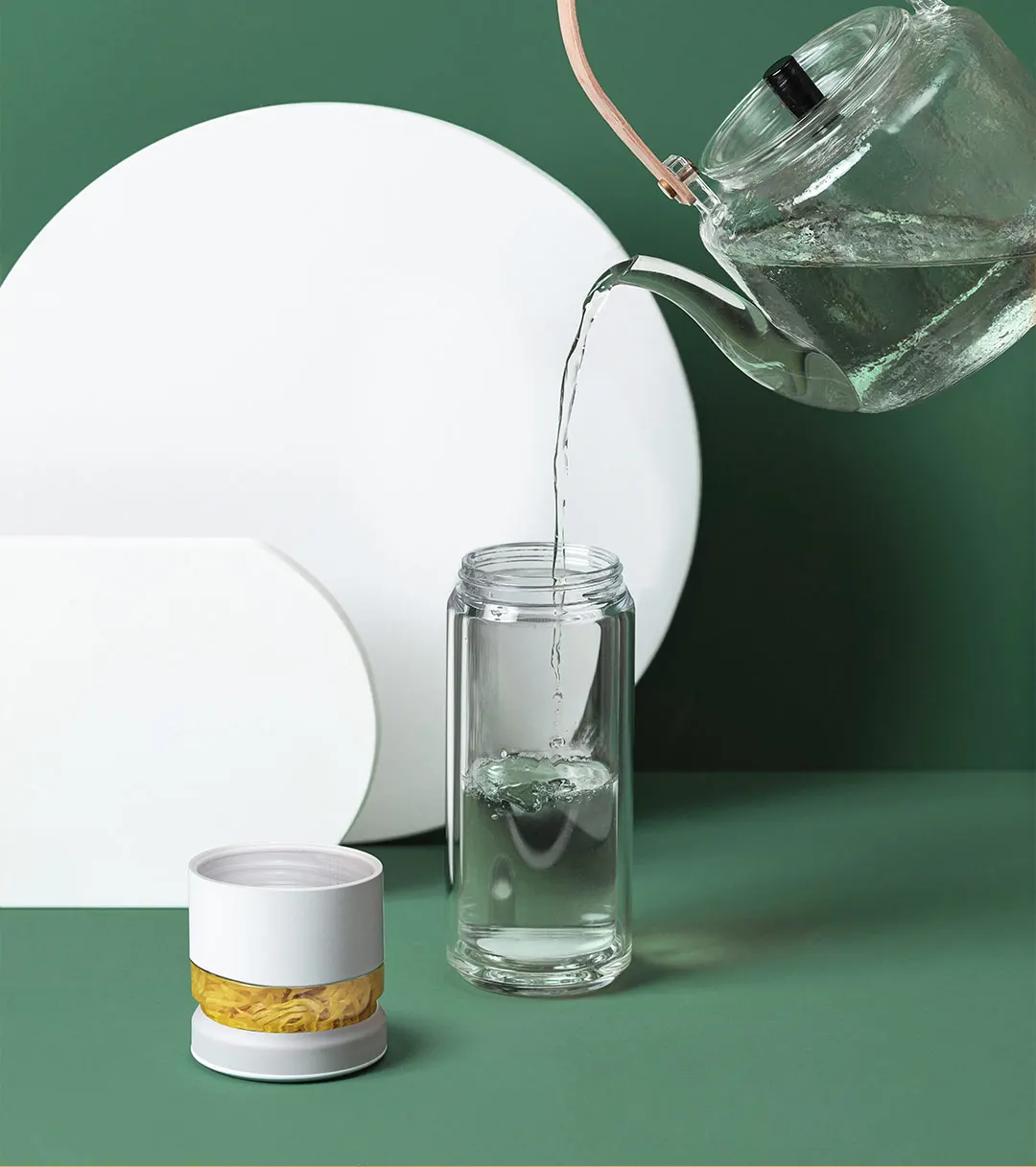 Xiaomi Youpin Zajia Tea Water Separation Glass Tea Cup Double Insulated Glass Portable Water Cup