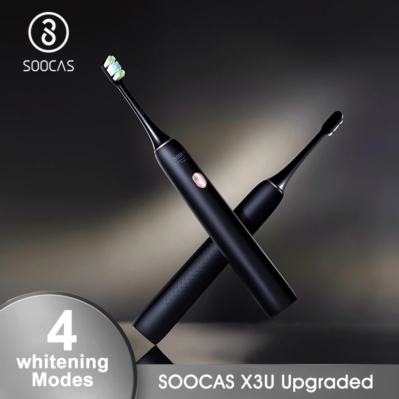 SOOCAS X3U Sonic Electric Toothbrush  USB wireless Charging tooth brush Adult Ultrasonic toothbrush APP 4 cleaning modes