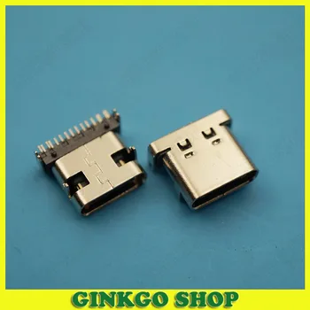 

200pcs 4 Feet Patch USB Socket 3.1 Type 16P USB 90degrees Female Jack Connector