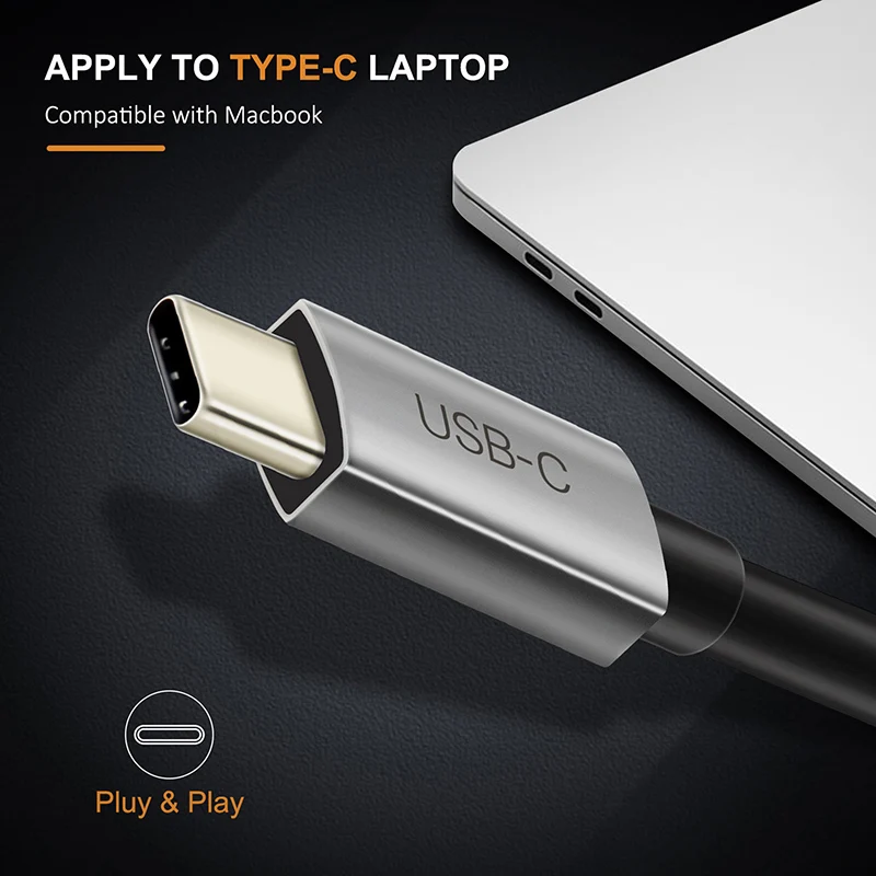 CABLETIME USB C концентратор USB 3,1 type-C до 7 в 1 USB 3,0 концентратор Высокоскоростной с питанием концентратор USB type C для Macbook компьютера ноутбука C048