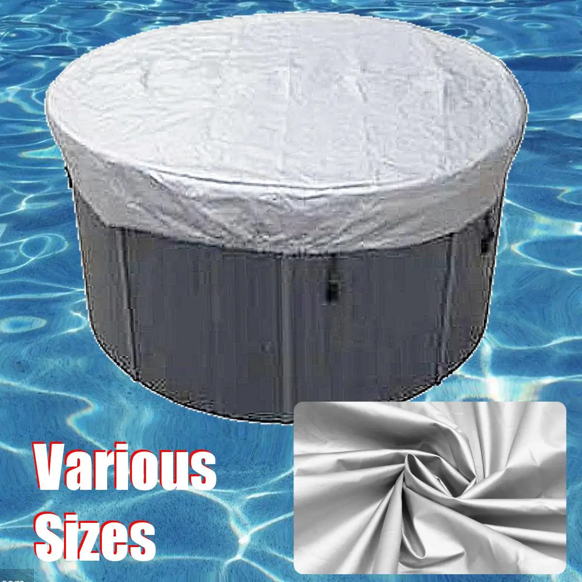 13 Sizes Universal Round Tub Cover Spa Cap Cover Waterproof Dust proof UV proof Cover Protector