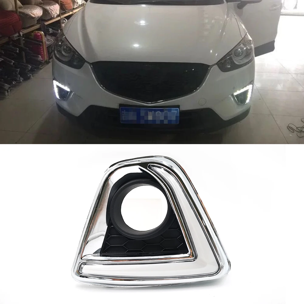 CSGJMY led автомобиль для Mazda cx 5 cx5 2012 2013 2014 2015 2016 drl дневные ходовые огни