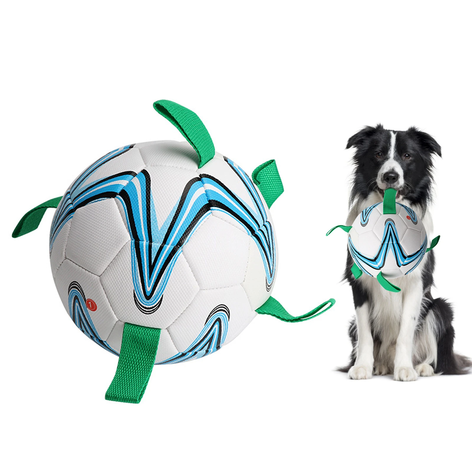 犬のおもちゃサッカーのおもちゃ子犬大型犬屋外トレーニングインタラクティブペットナイロンブラックチューマスクボールおもちゃサッカーロープサッカー 犬のおもちゃ Aliexpress