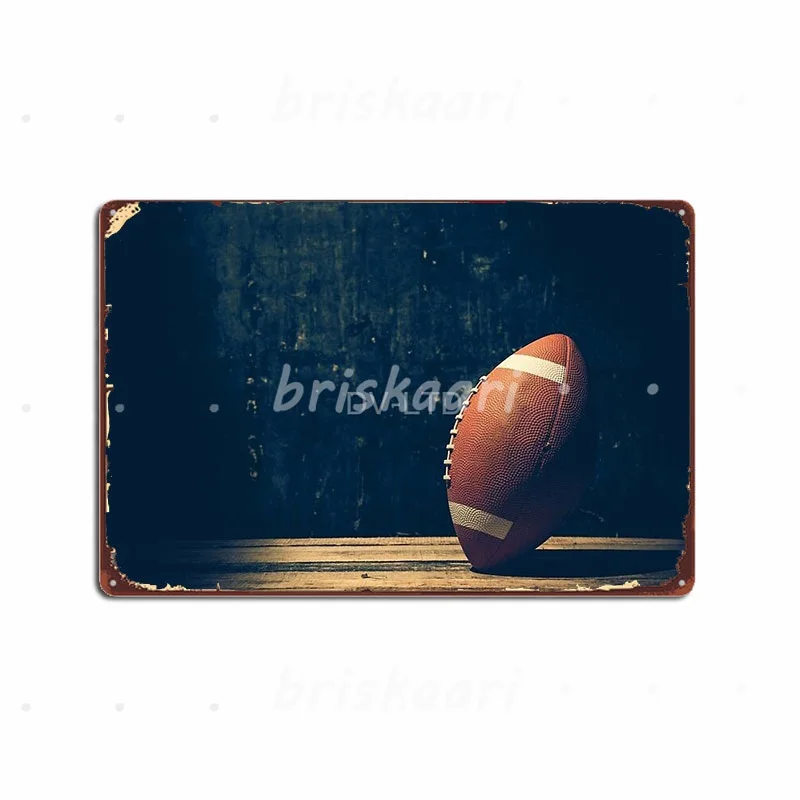 

American Football Metal Signs Custom Cinema Kitchen Club Bar Wall Decor Metal Posters