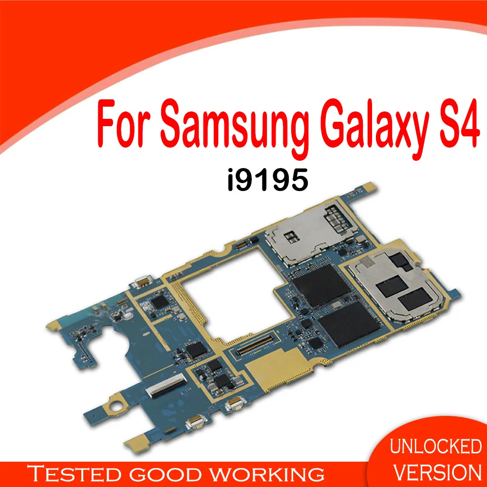 Оригинальная материнская плата для Samsung Galaxy S4 Mini i9195 i9192 i9190 логическая с чипами 100%