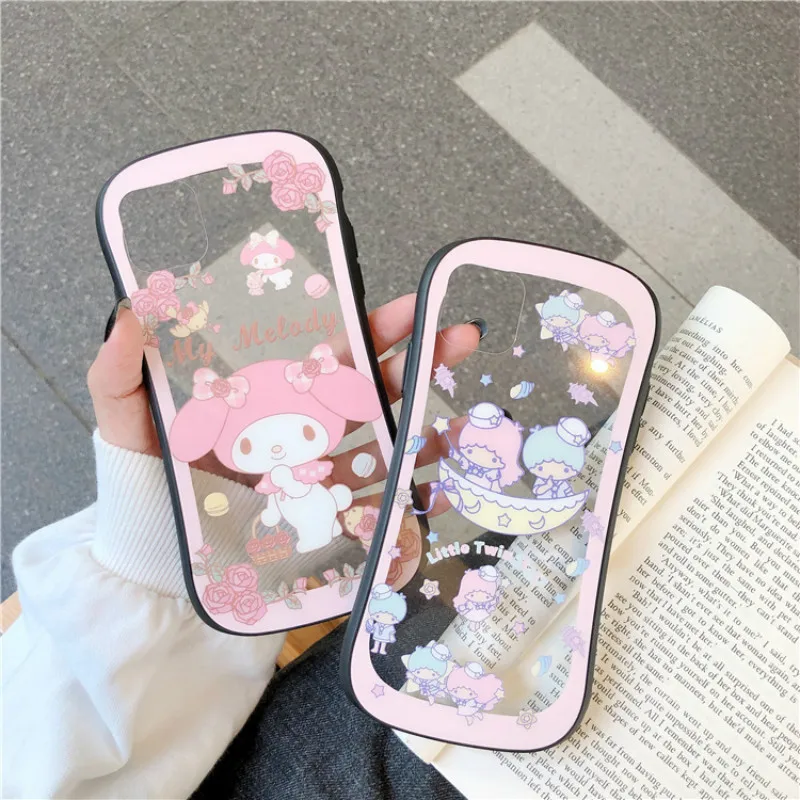 Для iPhone 678X милый мультфильм my melody для iPhone11 чехол для телефона 11promax поясной стеклянный чехол