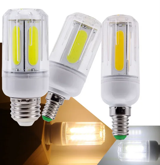 Lampadina A Mais E14 Cob Ad Alta Potenza 5W 8W E27 Lampade A Led B22 E12 E26 Luci Cob Lampada Led 110V 220V Nessun Sfarfallio 85-265V Illuminazione Bi