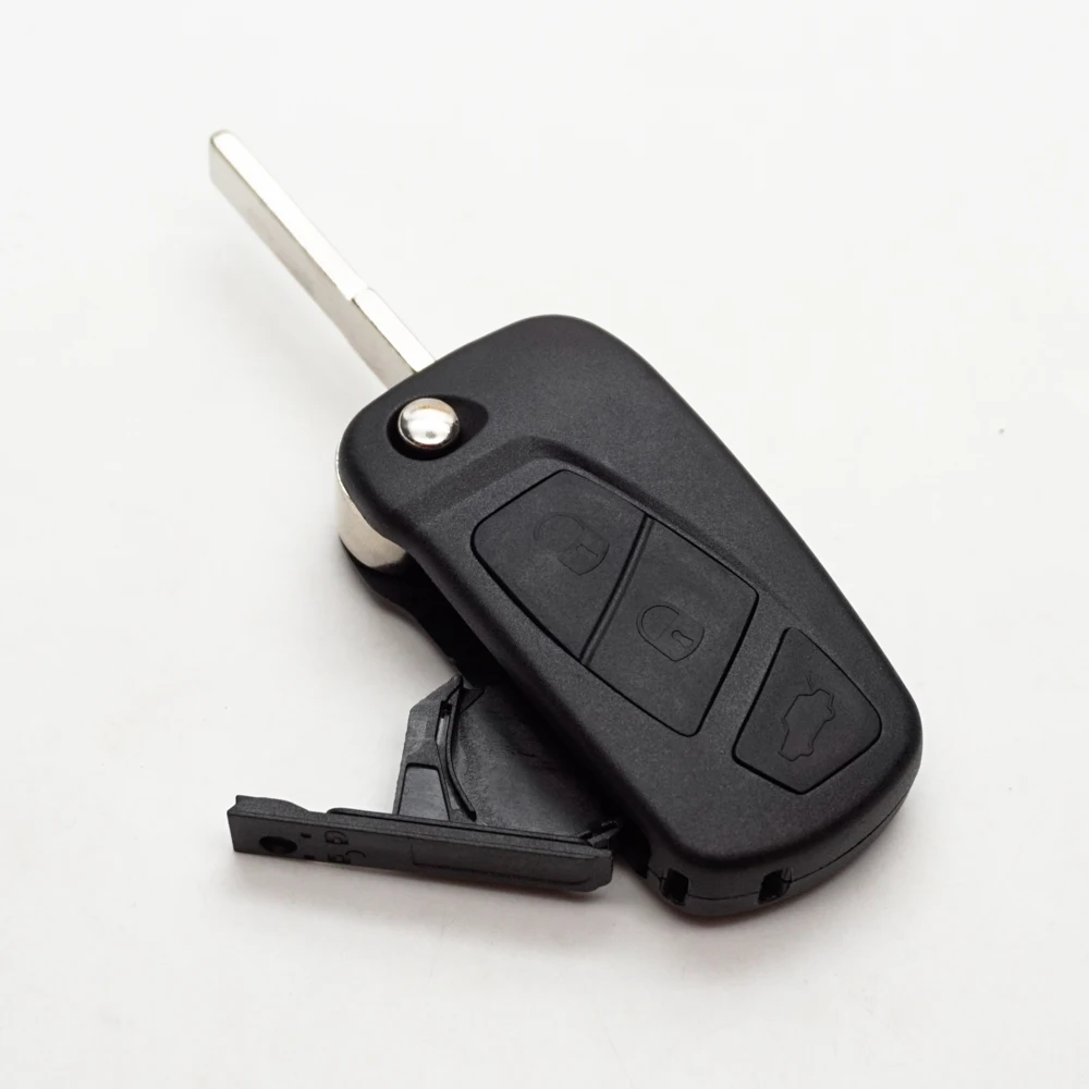 Cocolockey Replacement Flip Car Key Shell for Ford KA MK2 Remote Fob 3 Button 2008 -