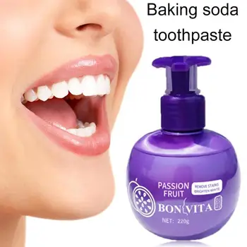

Whitening Toothpaste Passion Fruit Blueberry Soda Toothpaste Hygiene Oral Care Fight Bleeding Gums Teeth Stain Cleaning Removal