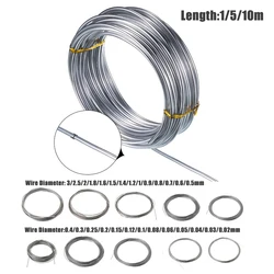 Fio de aço inoxidável do diâmetro 0.02 3.0mm comprimento 1m/5m/10m 304 único brilhante