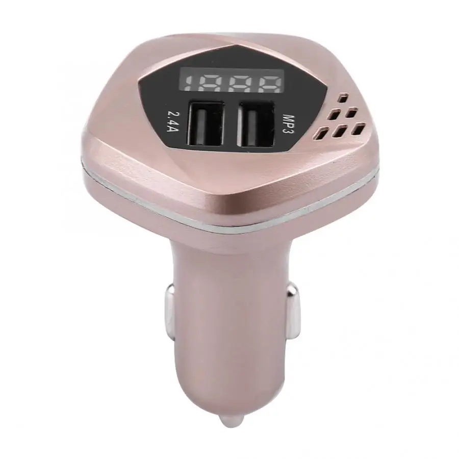5 в 1 Bluetooth автомобильный комплект громкой связи fm-передатчик MP3 музыкальный плеер USB зарядное устройство DC12-24V автомобильные аксессуары