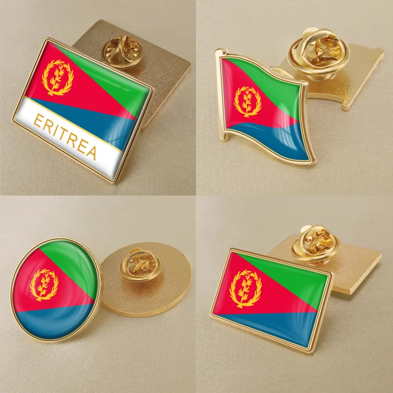 Eritrea,Ertra,Flaggenpin,Pin,Flag,Badge,Label 
