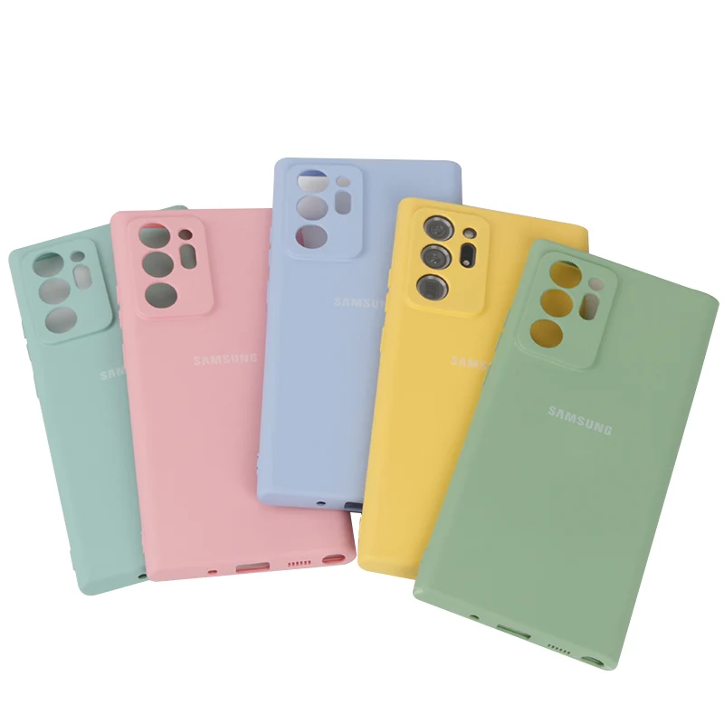 Samsung Galaxy Note 20 Ultra 5G Case Camera Protection Soft Silicone Cover Silky Touch Protective Shell Note20 Note20 Ultra mobile pouch