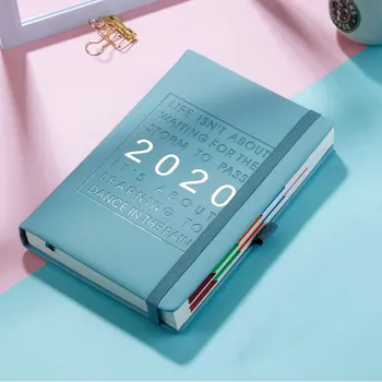 

2020 schedule this 365 day plan today one page efficiency manual time management calendar notebook work punch card account noteb