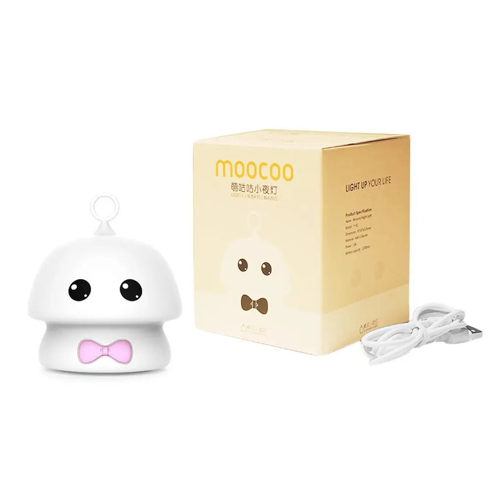 

ICOCO Elf-shaped Pat Lamp Smart Touch Sensor Lamp Cabinet Light Mini LED Night Light Portable Color Changing Bedside Light