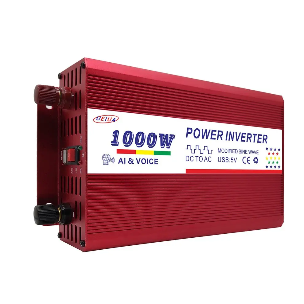 

1000W Car Inverter US/EU Specifications Inverter Power Converter Booster With Dual USB Car Inverter DC12V AC110V